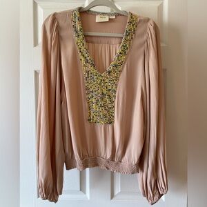 Maeve by Anthropologie sequined blouse